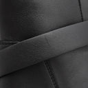 エルメス HERMES ヴェオ ブラック ムートン レザー #37 ブーツ シルバー金具 黒 ショートブーツ インナームートン ケリーバックル