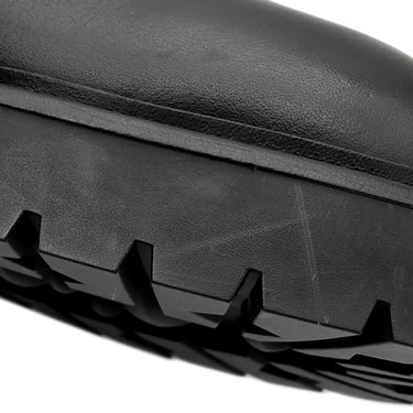 エルメス HERMES ヴェオ ブラック ムートン レザー #37 ブーツ シルバー金具 黒 ショートブーツ インナームートン ケリーバックル