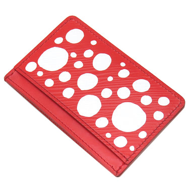 ルイヴィトン LOUIS VUITTON ポルト カルト サーンプル M81919 レッド×ホワイト エピレザー カードケース LV×YK 赤 白