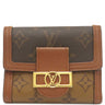ルイヴィトン LOUIS VUITTON ポルトフォイユ ドーフィーヌ コンパクト M68725 モノグラムリバース モノグラムキャンバス モノグラムリバースキャンバス 三つ折り財布 ゴールド金具