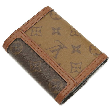 ルイヴィトン LOUIS VUITTON ポルトフォイユ ドーフィーヌ コンパクト M68725 モノグラムリバース モノグラムキャンバス モノグラムリバースキャンバス 三つ折り財布 ゴールド金具