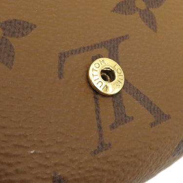 ルイヴィトン LOUIS VUITTON ポルトフォイユ ドーフィーヌ コンパクト M68725 モノグラムリバース モノグラムキャンバス モノグラムリバースキャンバス 三つ折り財布 ゴールド金具