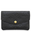 ルイヴィトン LOUIS VUITTON ポシェット クレ M60633 ノワール モノグラムアンプラント コインケース ゴールド金具 カード入れ 小銭入れ イニシャル刻印あり 黒