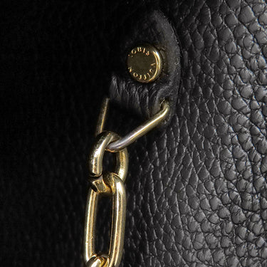 ルイヴィトン LOUIS VUITTON ポシェット クレ M60633 ノワール モノグラムアンプラント コインケース ゴールド金具 カード入れ 小銭入れ イニシャル刻印あり 黒