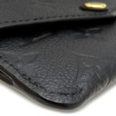 ルイヴィトン LOUIS VUITTON ポシェット クレ M60633 ノワール モノグラムアンプラント コインケース ゴールド金具 カード入れ 小銭入れ イニシャル刻印あり 黒