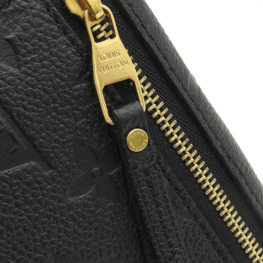 ルイヴィトン LOUIS VUITTON ポシェット クレ M60633 ノワール モノグラムアンプラント コインケース ゴールド金具 カード入れ 小銭入れ イニシャル刻印あり 黒