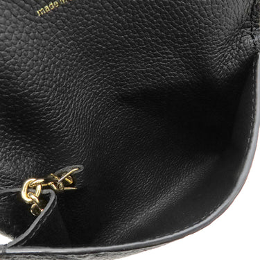 ルイヴィトン LOUIS VUITTON ポシェット クレ M60633 ノワール モノグラムアンプラント コインケース ゴールド金具 カード入れ 小銭入れ イニシャル刻印あり 黒