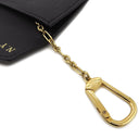 ルイヴィトン LOUIS VUITTON ポシェット クレ M60633 ノワール モノグラムアンプラント コインケース ゴールド金具 カード入れ 小銭入れ イニシャル刻印あり 黒