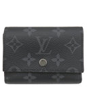 ルイヴィトン LOUIS VUITTON ヴィクター ウォレット M12598 モノグラムエクリプス レザー モノグラムエクリプス 三つ折り財布 シルバー金具 黒 コンパクトウォレット