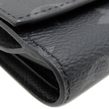 ルイヴィトン LOUIS VUITTON ヴィクター ウォレット M12598 モノグラムエクリプス レザー モノグラムエクリプス 三つ折り財布 シルバー金具 黒 コンパクトウォレット