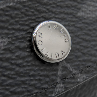ルイヴィトン LOUIS VUITTON ヴィクター ウォレット M12598 モノグラムエクリプス レザー モノグラムエクリプス 三つ折り財布 シルバー金具 黒 コンパクトウォレット