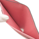ルイヴィトン LOUIS VUITTON ポルトフォイユ リサ M25692 ウジェニーピンク モノグラムキャンバス 二つ折り財布 ゴールド金具 茶 ピンク コンパクト