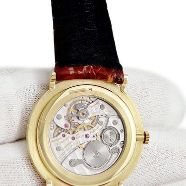 腕時計 オーデマピゲ AUDEMARS PIGUET クラシック ラウンドウォッチ 14667BA/O/001CR/01 手巻き メンズ レディース K18YG無垢 バー 薄型