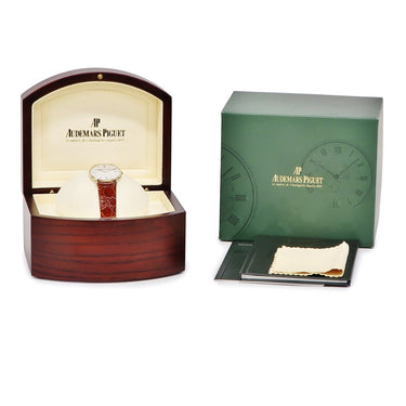 腕時計 オーデマピゲ AUDEMARS PIGUET クラシック ラウンドウォッチ 14667BA/O/001CR/01 手巻き メンズ レディース K18YG無垢 バー 薄型