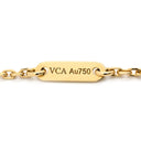 ヴァンクリーフアーペル Van Cleef & Arpels スウィート アルハンブラ ペンダント VCARF69100 パールホワイトXイエローゴールド K18YG マザーオブパール ネックレス 白 Au750 18K シェル