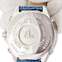 腕時計 ジェイコブ JACOB&CO ファイブタイムゾーン JC-1D クオーツ メンズ 純正ダイヤ ギョウシェ シルバー GMT デイト