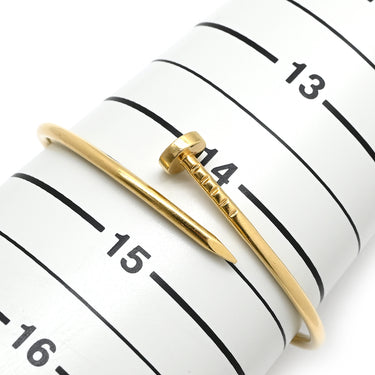 カルティエ Cartier ジュストアンクル SM B6062615 イエローゴールド K18YG #15 ブレスレット 750 18K YG