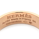 エルメス HERMES H ダンクル PM H115601B ローズゴールド K18PG ダイヤモンド #55(JP15) リング 指輪 ピンクゴールド Au750 18K 18金 ダイヤモンド 27石 14.5号