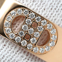 エルメス HERMES H ダンクル PM H115601B ローズゴールド K18PG ダイヤモンド #55(JP15) リング 指輪 ピンクゴールド Au750 18K 18金 ダイヤモンド 27石 14.5号