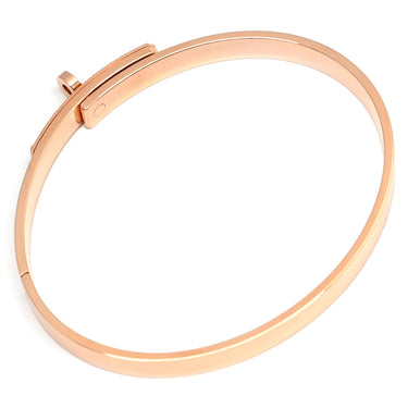 エルメス HERMES ケリーPM バングル H214465B 00ST ローズゴールド K18PG ダイヤモンド ST ブレスレット ピンクゴールド Au750 18K 18金 ダイヤ 61P 61石 61粒 パヴェ