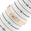エルメス HERMES ケリーPM バングル H214465B 00ST ローズゴールド K18PG ダイヤモンド ST ブレスレット ピンクゴールド Au750 18K 18金 ダイヤ 61P 61石 61粒 パヴェ