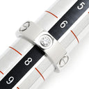 カルティエ Cartier ラブリング ハーフダイヤ B4032547 ホワイトゴールド K18WG ダイヤモンド #47 リング 指輪 LOVE Ring 750 18K 3P クラシックモデル 7号