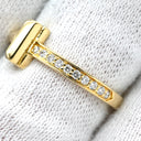 ティファニー Tiffany & Co T ワン ダイヤ 67795113 イエローゴールド K18YG ダイヤモンド リング 指輪 T&Co. Au750 18K 8号