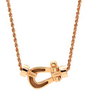 フレッド FRED フォース10 MM ダイヤモンド 7B0237-000 ピンクゴールド K18PG ダイヤモンド ネックレス 16石 16粒 AU750 18K ミディアムモデル