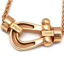 フレッド FRED フォース10 MM ダイヤモンド 7B0237-000 ピンクゴールド K18PG ダイヤモンド ネックレス 16石 16粒 AU750 18K ミディアムモデル