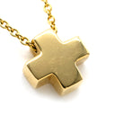 ティファニー Tiffany & Co ローマンクロス ペンダント イエローゴールド K18YG ネックレス 十字架 CROSS 750YG 18金