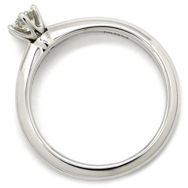 ティファニー Tiffany & Co ソリティア プラチナシルバー Pt950 ダイヤモンド リング 指輪 T&Co. プラチナム 1P 1石 1粒 ダイヤ 6本立爪 エンゲージ ブライダル 0.25ct 11号