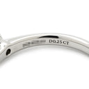 ティファニー Tiffany & Co ソリティア プラチナシルバー Pt950 ダイヤモンド リング 指輪 T&Co. プラチナム 1P 1石 1粒 ダイヤ 6本立爪 エンゲージ ブライダル 0.25ct 11号
