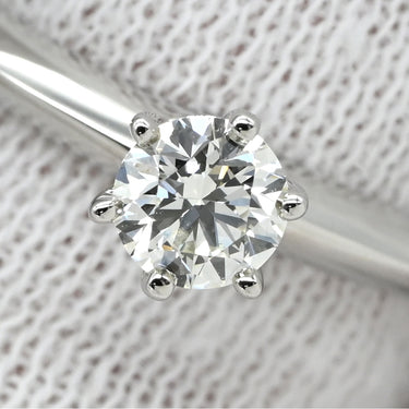ティファニー Tiffany & Co ソリティア プラチナシルバー Pt950 ダイヤモンド リング 指輪 T&Co. プラチナム 1P 1石 1粒 ダイヤ 6本立爪 エンゲージ ブライダル 0.25ct 11号