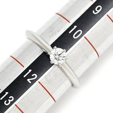 ティファニー Tiffany & Co ソリティア プラチナシルバー Pt950 ダイヤモンド リング 指輪 T&Co. プラチナム 1P 1石 1粒 ダイヤ 6本立爪 エンゲージ ブライダル 0.25ct 11号