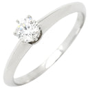 ティファニー Tiffany & Co ソリティア ダイヤリング プラチナシルバー Pt ダイヤモンド リング 指輪 T&Co. 1P 1石 1粒 立爪 PLAT プラチナ 11号