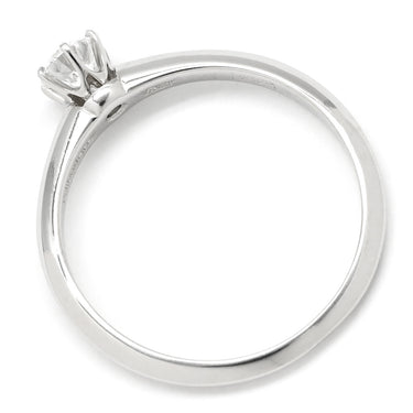 ティファニー Tiffany & Co ソリティア ダイヤリング プラチナシルバー Pt ダイヤモンド リング 指輪 T&Co. 1P 1石 1粒 立爪 PLAT プラチナ 11号