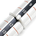 ティファニー Tiffany & Co ソリティア ダイヤリング プラチナシルバー Pt ダイヤモンド リング 指輪 T&Co. 1P 1石 1粒 立爪 PLAT プラチナ 11号