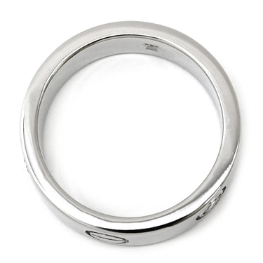 カルティエ Cartier ラブリング ハーフダイヤ B4032500 ホワイトゴールド K18WG ダイヤモンド #52(JP12) リング 指輪 LOVE Ring 750WG 3P ダイヤモンド 12号