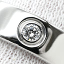 カルティエ Cartier ラブリング ハーフダイヤ B4032500 ホワイトゴールド K18WG ダイヤモンド #52(JP12) リング 指輪 LOVE Ring 750WG 3P ダイヤモンド 12号