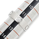 カルティエ Cartier ラブリング ハーフダイヤ B4032500 ホワイトゴールド K18WG ダイヤモンド #52(JP12) リング 指輪 LOVE Ring 750WG 3P ダイヤモンド 12号
