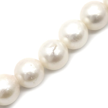 ノンブランド NON BRAND パール 6.0mm-6.5mm パールホワイト×シルバー シルバー パール ネックレス 真珠 あこやパール 一連 アコヤ真珠 43.5cm ラウンドシェイプ