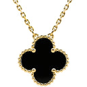 ヴァンクリーフアーペル Van Cleef & Arpels VCARA45800 ブラック×イエローゴールド K18YG オニキス ネックレス 黒 Au750 18K オニキス