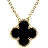 ヴァンクリーフアーペル Van Cleef & Arpels VCARA45800 ブラック×イエローゴールド K18YG オニキス ネックレス 黒 Au750 18K オニキス