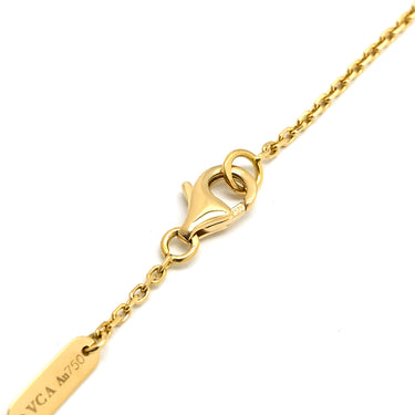 ヴァンクリーフアーペル Van Cleef & Arpels VCARA45800 ブラック×イエローゴールド K18YG オニキス ネックレス 黒 Au750 18K オニキス