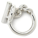エルメス HERMES クロワゼット GM H104587B 00055 シルバー シルバー925 #55 リング 指輪 SV925 AG925 シェーヌ・ダンクル ラージモデル 14号