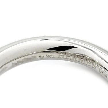 エルメス HERMES クロワゼット GM H104587B 00055 シルバー シルバー925 #55 リング 指輪 SV925 AG925 シェーヌ・ダンクル ラージモデル 14号