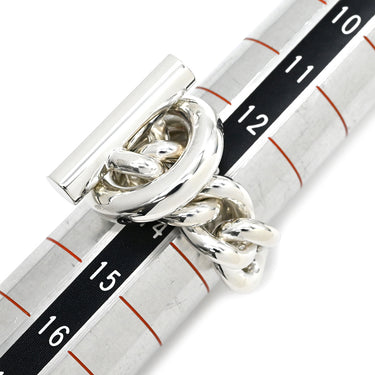 エルメス HERMES クロワゼット GM H104587B 00055 シルバー シルバー925 #55 リング 指輪 SV925 AG925 シェーヌ・ダンクル ラージモデル 14号