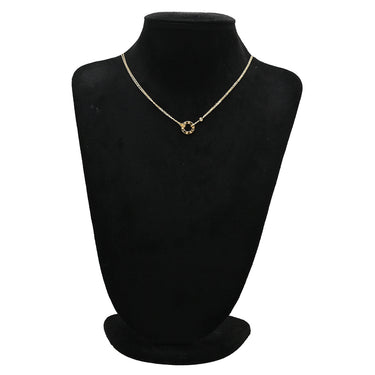 カルティエ Cartier B7219500 イエローゴールド K18YG ダイヤモンド ネックレス 2石 2粒 Au750 18K 18金 W ダブルチェーン