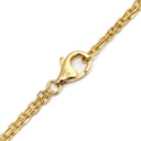 カルティエ Cartier B7219500 イエローゴールド K18YG ダイヤモンド ネックレス 2石 2粒 Au750 18K 18金 W ダブルチェーン