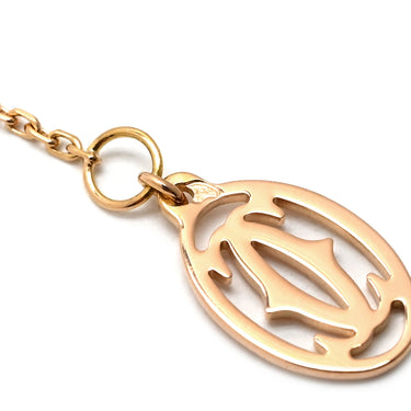 カルティエ Cartier ダムール ピンクゴールド K18PG ダイヤモンド ネックレス ダイヤモンド 18K 750 PG RG パヴェダイヤ